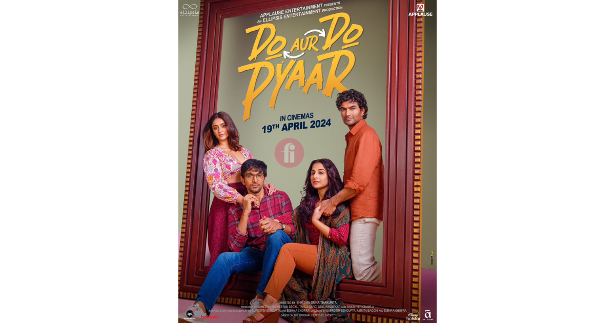 Let Love Intoxicate you as 'Do Aur Do Pyaar' hits cinemas on April 19th, 2024!